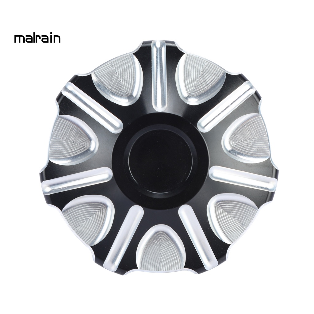 Nắp Bình Xăng Trái / Phải Hình Hoa Màu Trắng Đen Chống Rỉ Sét Cho Xe Mô Tô MP12-001 - 0156 XL1200 XL883 X48 V72