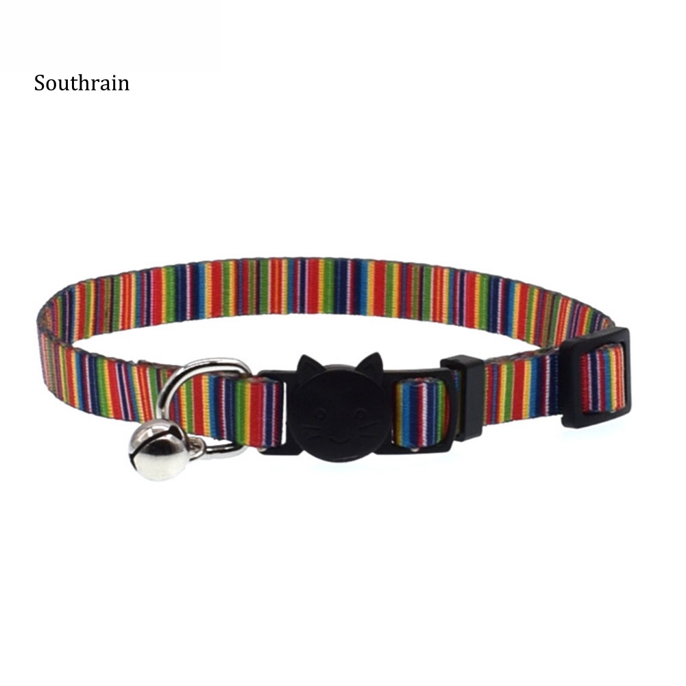 Vòng Cổ Khóa Cài An Toàn In Họa Tiết Dễ Thương Có Thể Điều Chỉnh Thời Trang Cho Thú Cưng