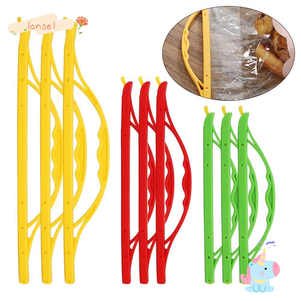 Set 9 Thanh Kẹp Miệng Túi Thực Phẩm Tươi Ngon Màu Sắc Ngẫu Nhiên Có Thể Tái Sử Dụng