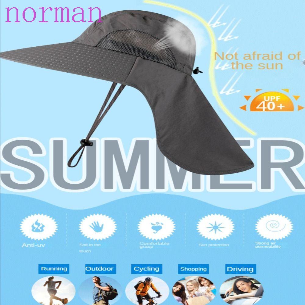 Nón Vành Thoáng Khí Mau Khô Có Tấm Che Cổ Tiện Dụng Và Bền Ốp