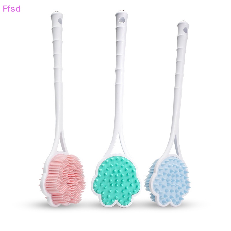 Bàn Chải Chà Lưng Mát Xa Hai Mặt Bằng Silicon Tiện Dụng