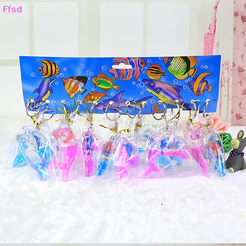 {Ffsd} Móc Khóa Acrylic Họa Tiết Cá Heo Lọc Dầu Chống Rò Rỉ Sáng Tạo * Giảm Giá Hot