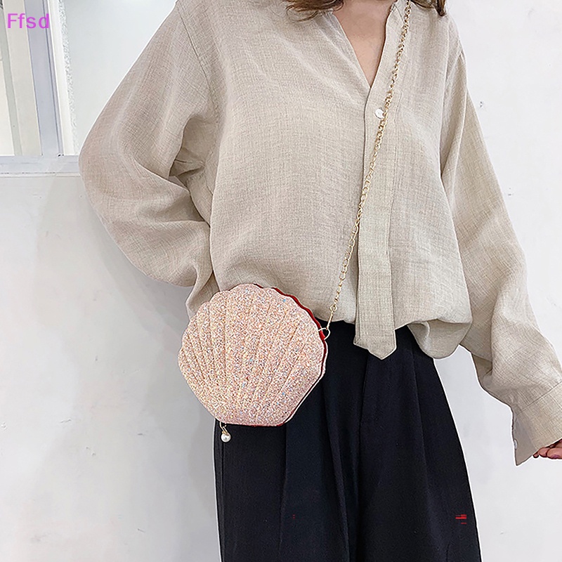 {Ffsd} Túi Đeo Chéo Mini Đính Kim Sa Ngọc Trai Lấp Lánh Thời Trang Dự Tiệc Cho Nữ * Bán Chạy