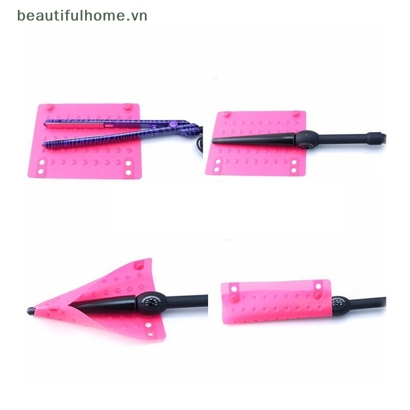 Máy Duỗi / Uốn / Duỗi Tóc Bằng Silicone Chịu Nhiệt