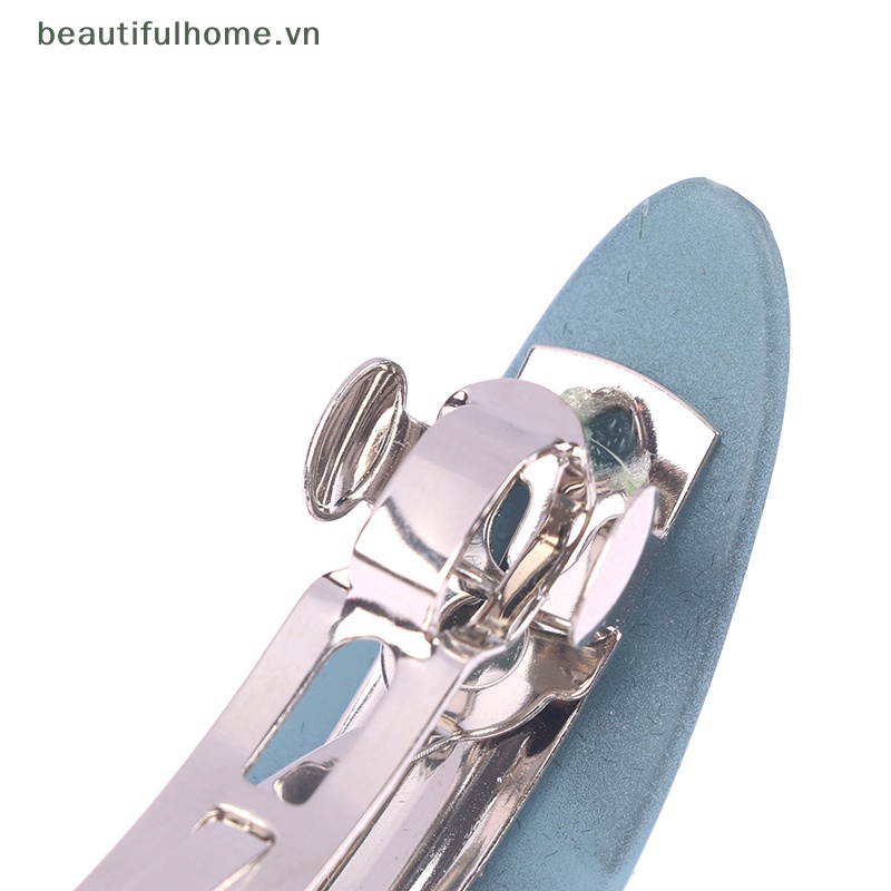 Kẹp Tóc Hình Học Màu Lì Thanh Lịch Cho Nữ