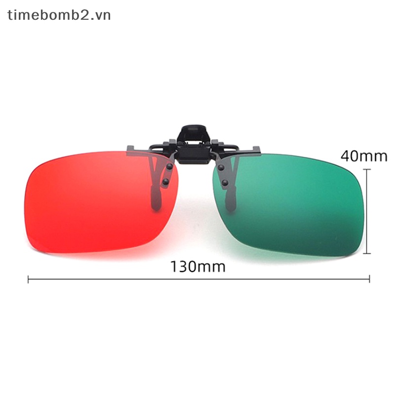 1x Kính Râm Chỉnh Sửa Tư Thế Kẹp Có Thể Gập Lại Màu Xanh Lá / Đỏ Dành Cho Trẻ Em