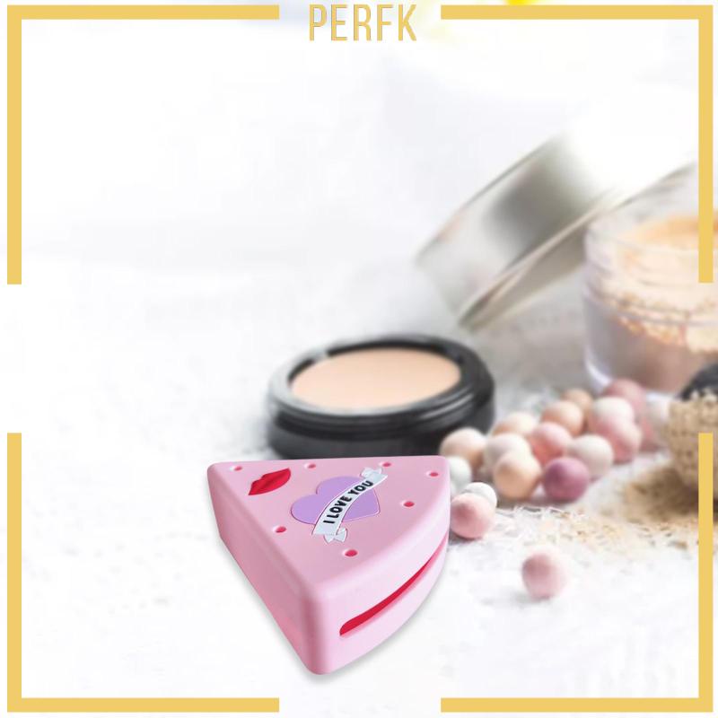 Hộp Đựng Mút Trang Điểm Hình Tam Giác Mềm Mại Chống Bụi Tiện Dụng Mang Theo Du Lịch