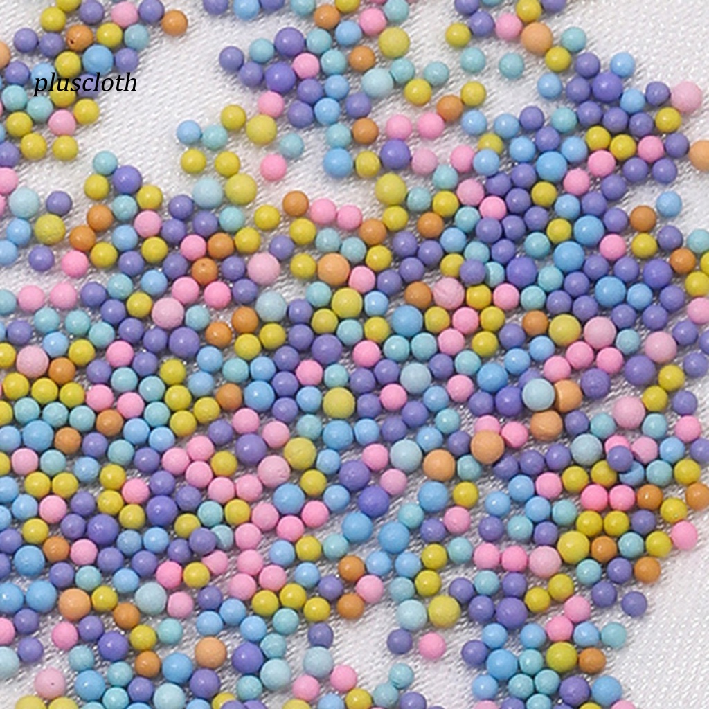 1 Hộp Hạt Tròn 3D Bằng Hợp Kim Trang Trí Móng Tay