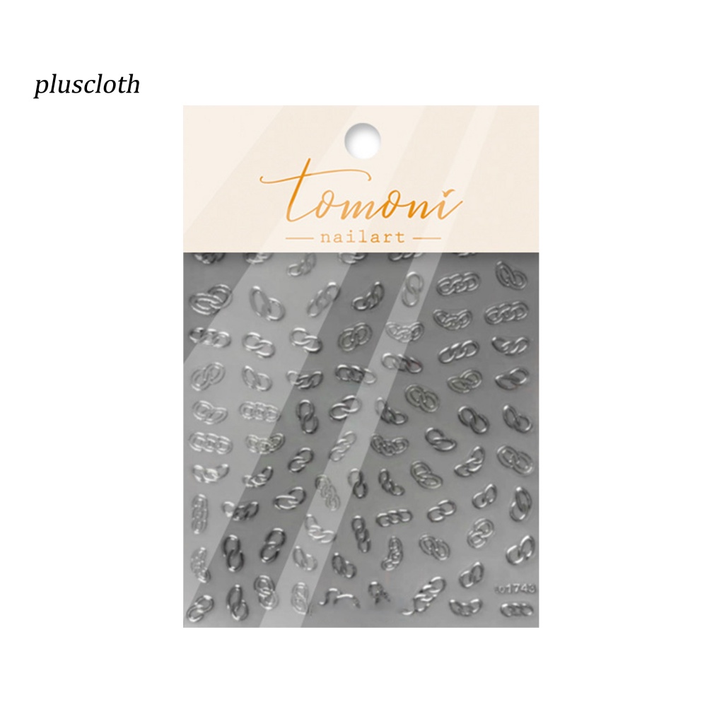 Miếng Dán Trang Trí Móng Tay Tự Dính Không Phai Màu Phong Cách Ins DIY 5D