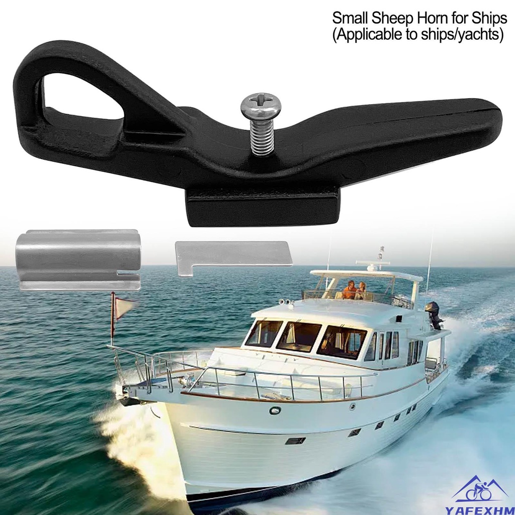 Phụ Kiện Bằng Nhựa Màu Đen Kích Thước 98mmx40mm Chuyên Dụng Cho Tàu Thuyền