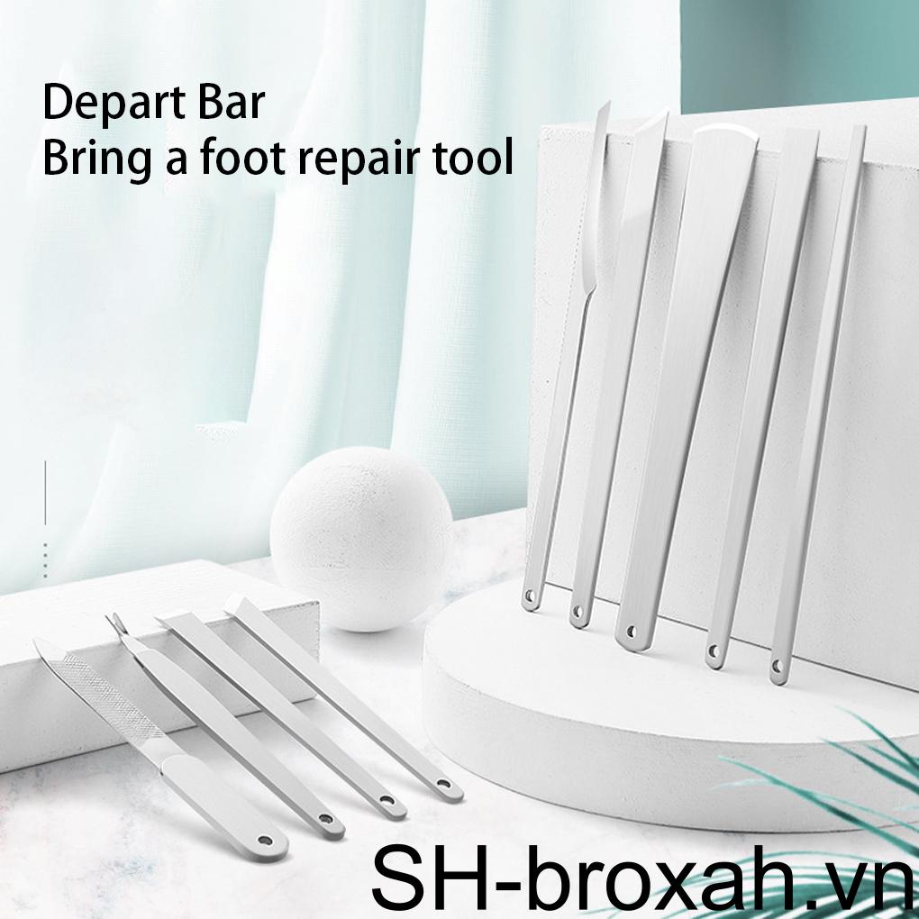 Bộ 9 Dụng Cụ Tẩy Da Chết Móng Chân Bằng Thép Không Gỉ Cho Người Mới Bắt Đầu