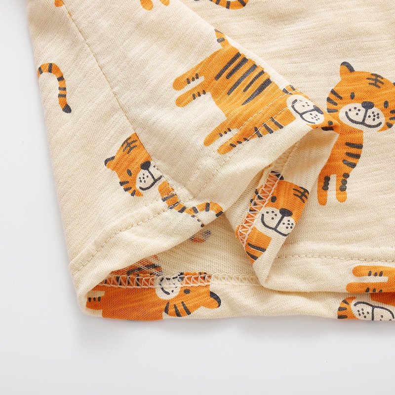 Áo Thun Cotton Tay Ngắn In Họa Tiết Hoạt Hình 3D Thời Trang Mùa Hè Dành Cho Trẻ Em