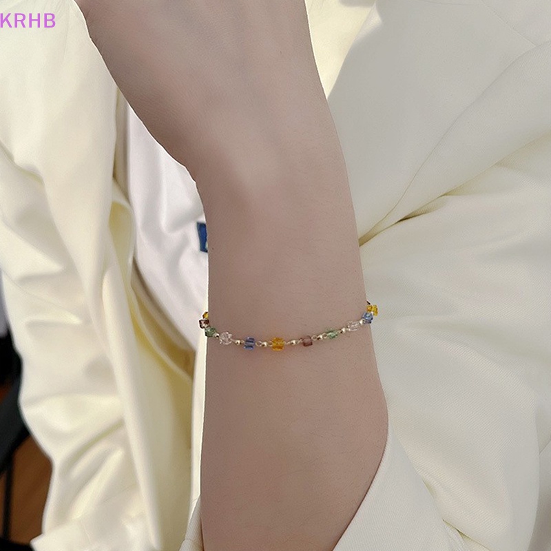 Vòng Tay Chuỗi Hạt Nhiều Màu Phong Cách Bohemian Thời Trang Cho Nữ Mới