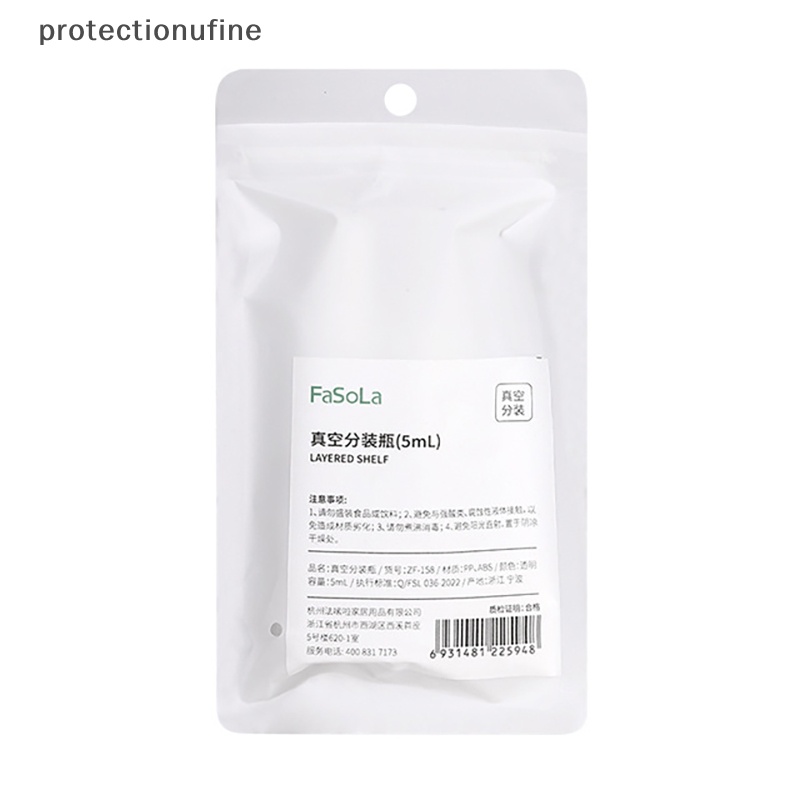 Chai Rỗng Bơm Chân Không PR3VN 5ML Dùng Đựng Mỹ Phẩm Khi Đi Du Lịch