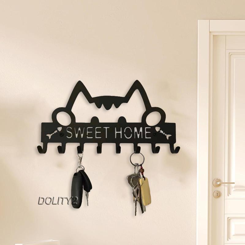 Set 2 Móc Treo Chìa Khóa Gắn Tường Trang Trí Nhà Cửa Ngọt Ngào