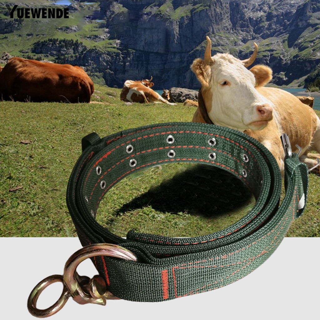 Yq.e Vòng Cổ Gia Súc Dày Bản Rộng Có Khóa Điều Chỉnh Được Bằng Nylon Cho Chó Lớn