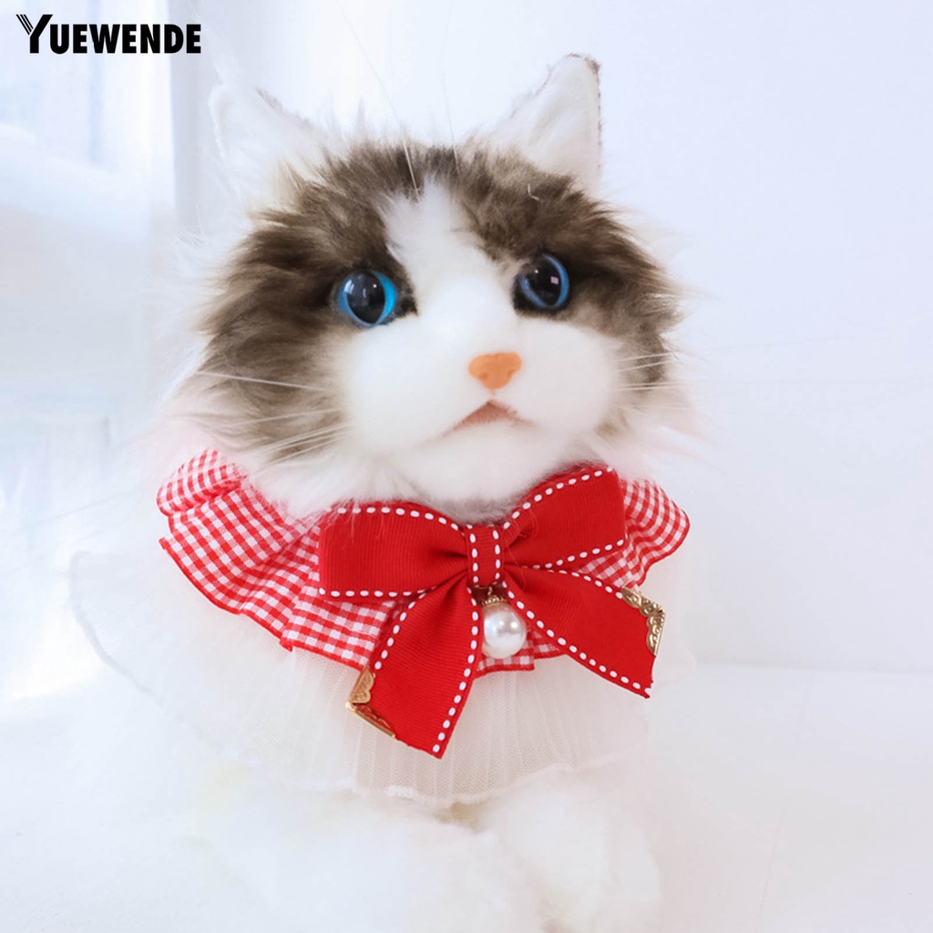 Vòng Cổ Họa Tiết Caro Dễ Thương Cho Thú Cưng