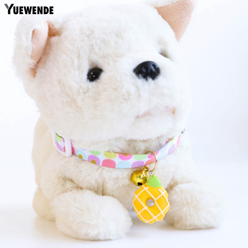 Vòng Cổ Hình Bánh Donut Có Thể Điều Chỉnh Cho Thú Cưng