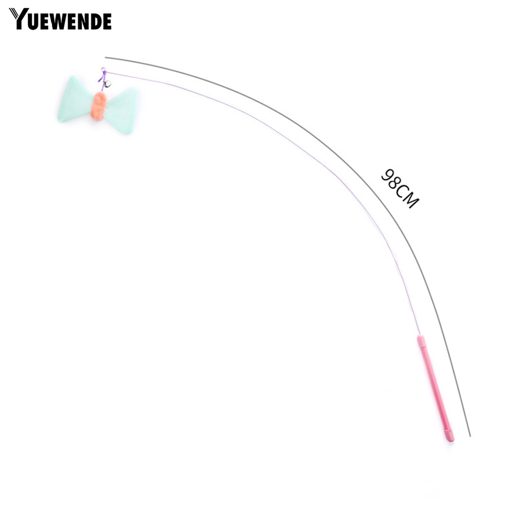 Gậy Trêu Mèo Chống Cắn / Mài Mòn Thoải Mái Với Chuông Và Nơ Trang Trí Vui Nhộn