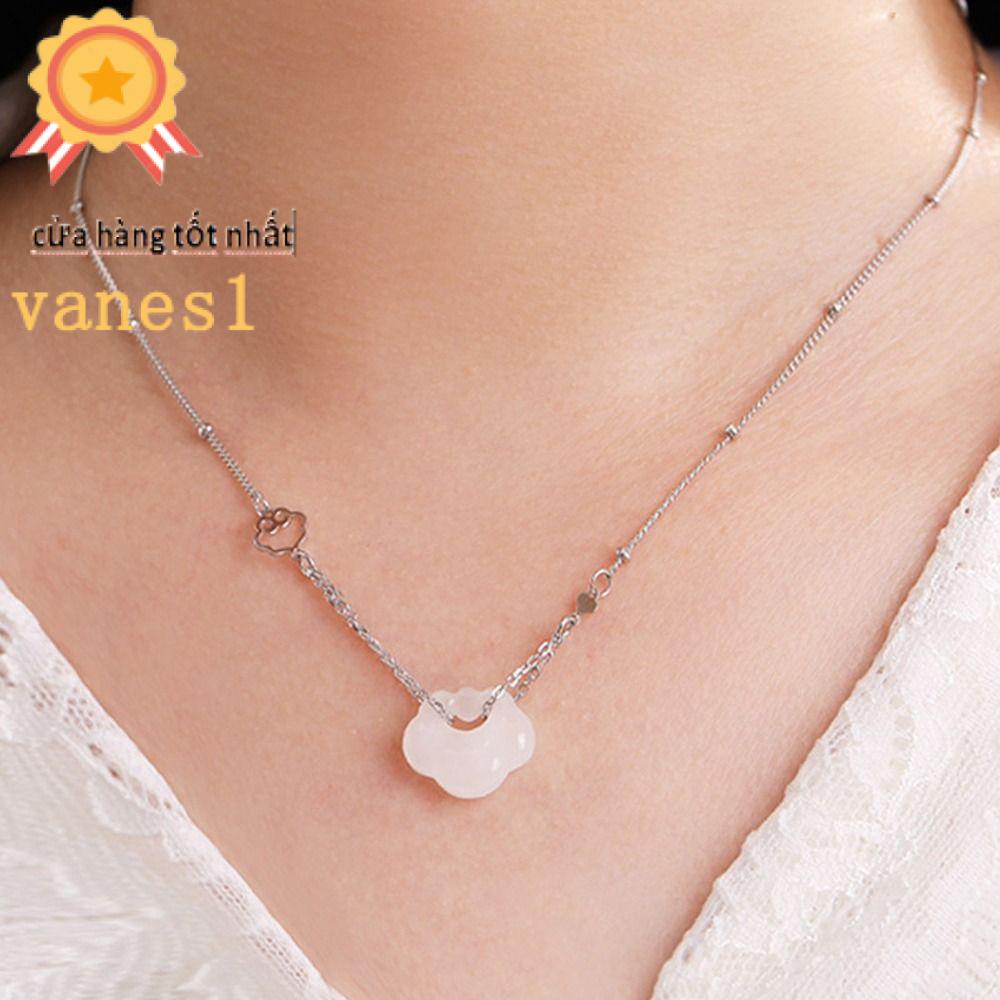 Vòng cổ Mặt Ổ Khóa An Toàn Đơn Giản Hợp Thời Trang VANES1 Cho Nữ