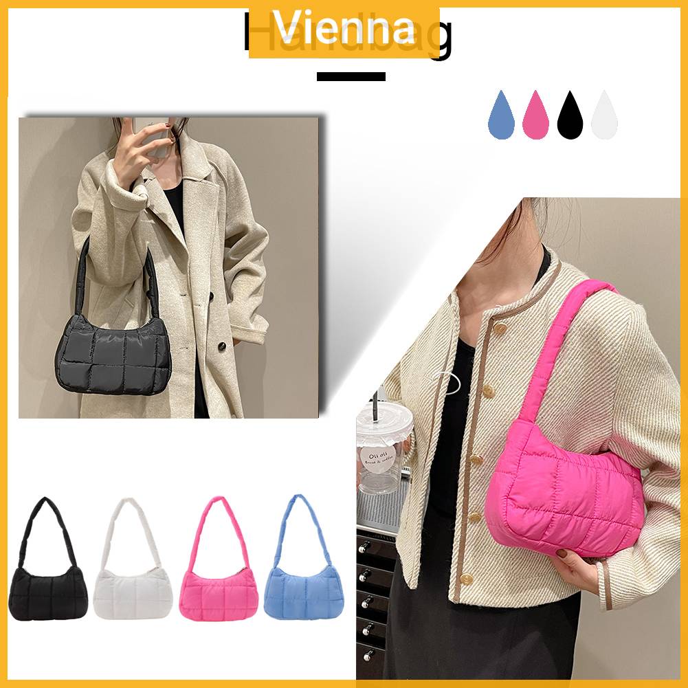 Túi Đeo Vai / Kẹp Nách Nhồi Bông Mềm Mại Giữ Ấm Mùa Đông Đơn Giản Thời Trang