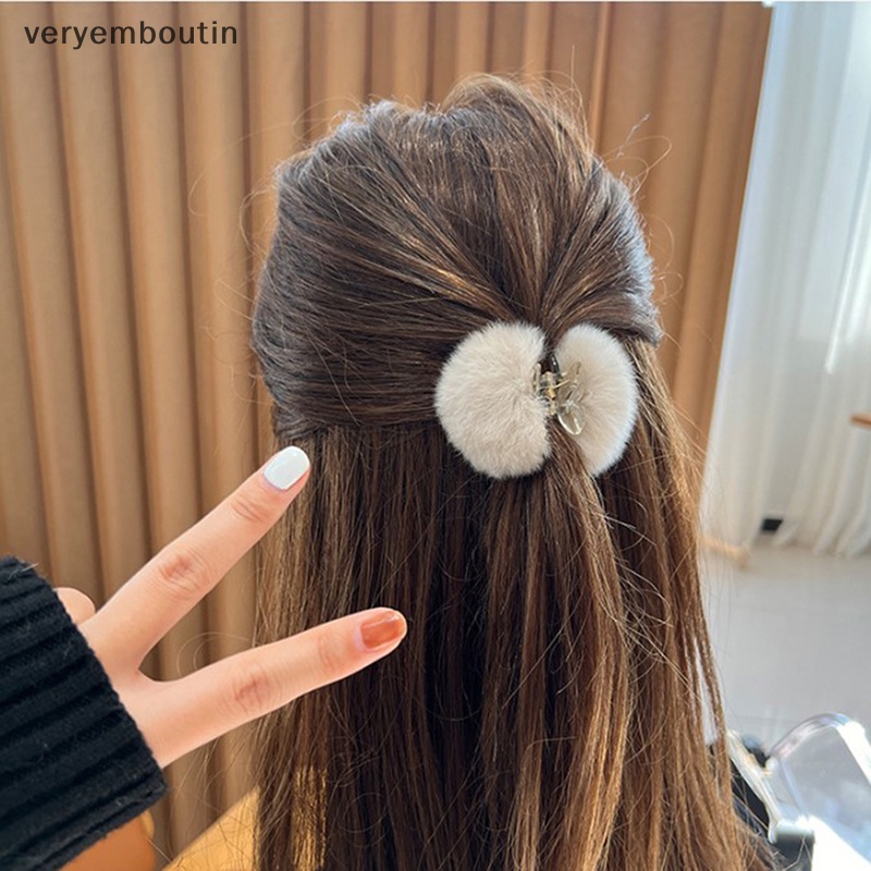 Kẹp Tóc Lông Thỏ Dễ Thương Dành Cho Nữ