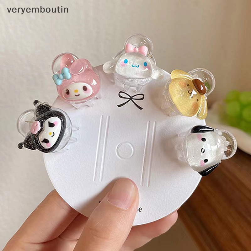 Kẹp Tóc Hình Búp Bê Kuromi Cinnamoroll My Melody Dễ Thương Cho Bé Gái