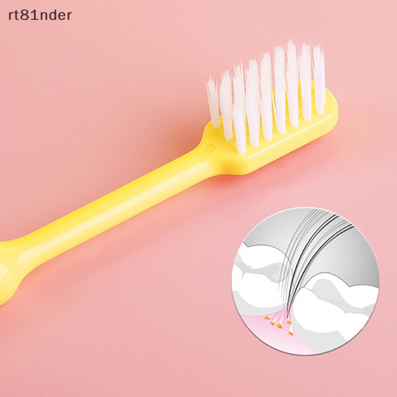 Bộ 10 Bàn Chải Đánh Răng Lông Mềm Màu Kẹo Ngọt Dành Cho Người Lớn