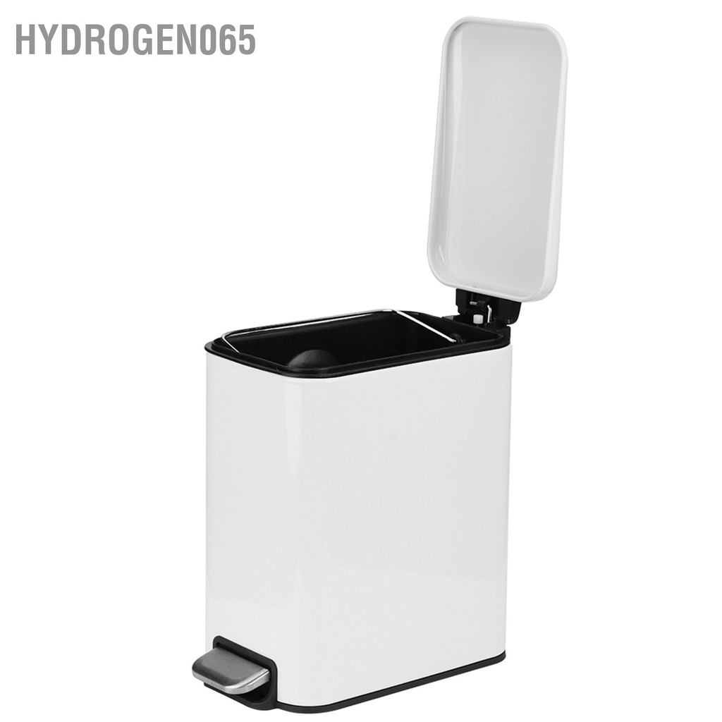 Hydrogen065 Thùng rác có bậc bằng thép không gỉ 5L thể đựng cho phòng ngủ tắm