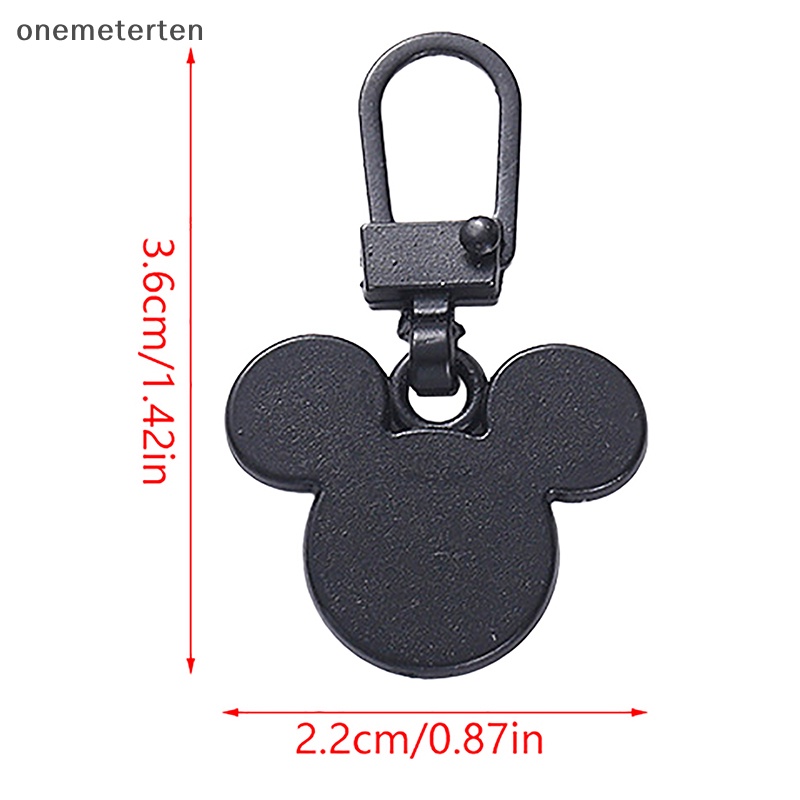 Rten Set 5 Dây Khóa Kéo Có Thể Tháo Rời Đa Năng Họa Tiết Hoạt Hình Cho Túi Đi Học