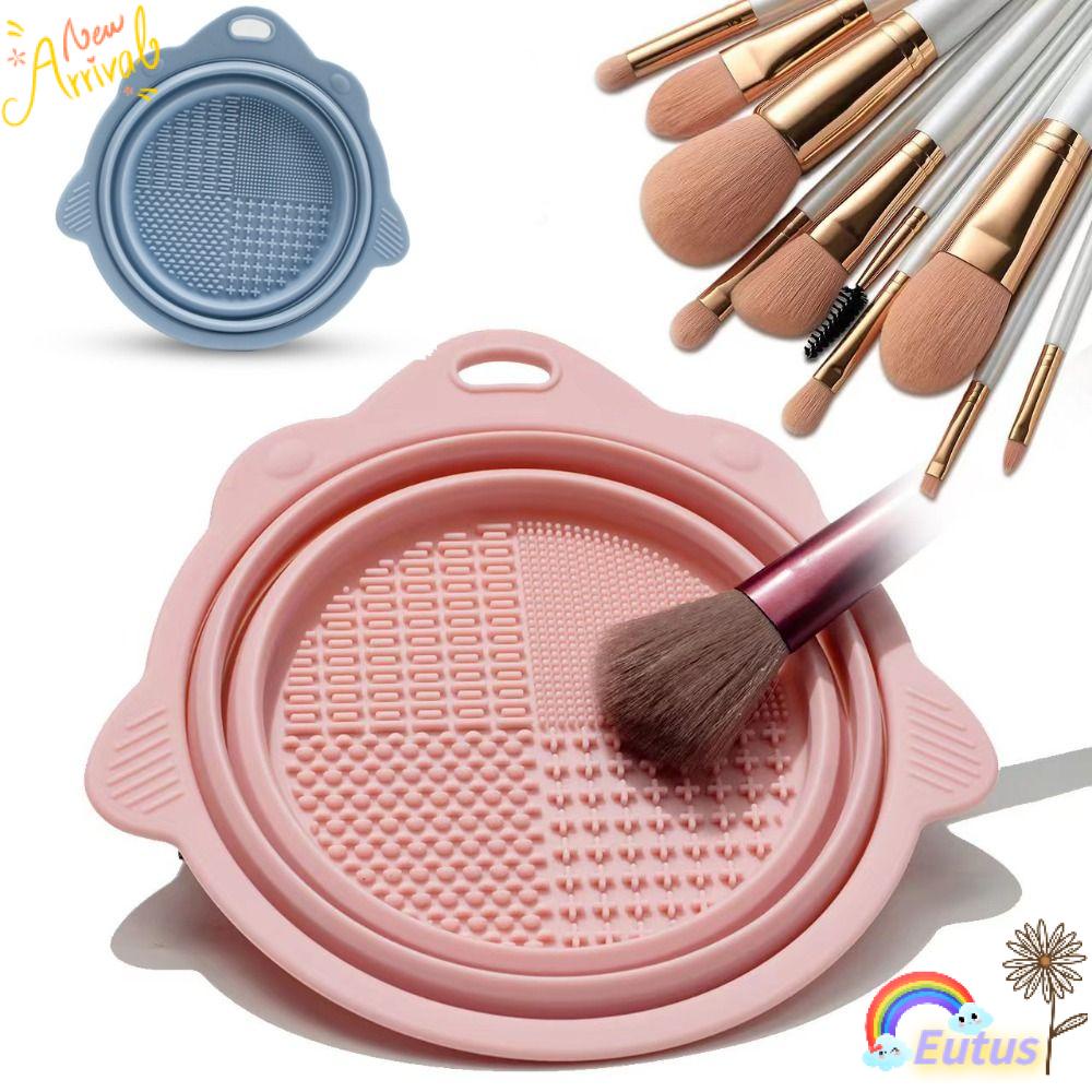 Miếng Silicone Vệ Sinh Cọ Trang Điểm Có Thể Gấp Gọn Tiện Lợi