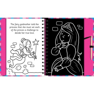 Scratch & Draw Princess - Scratch Art Activity Book