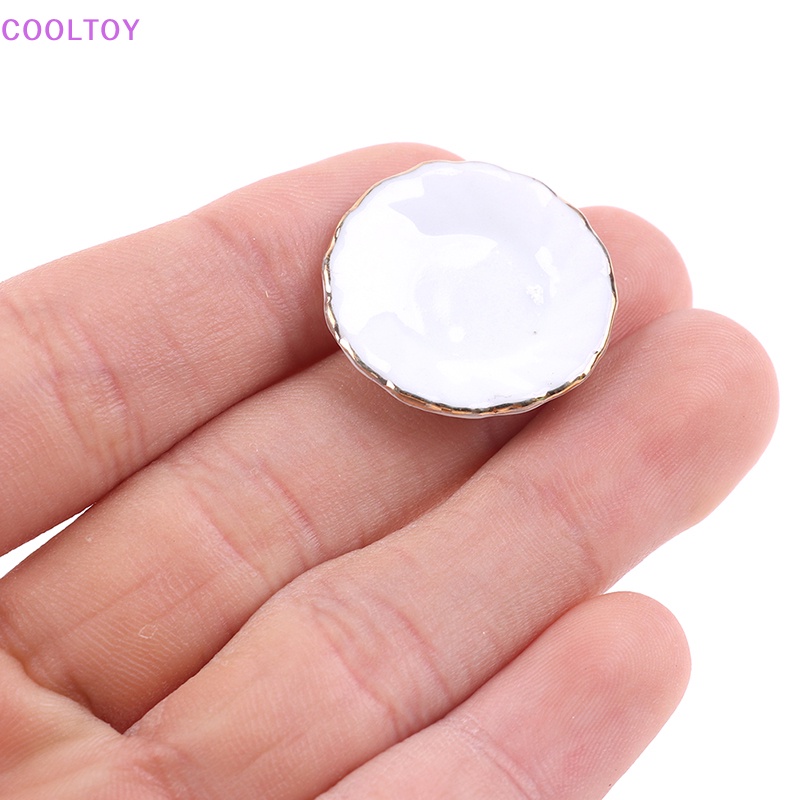 Mô Hình Đĩa Bánh Kèm Giá Đỡ Trang Trí Nhà Búp Bê Tỉ Lệ 1 / 12