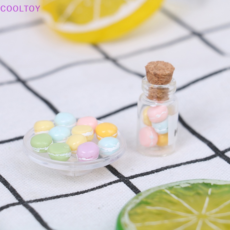 Cooltoy Mô Hình Bánh Macaron Tỉ Lệ 1 / 12 Trang Trí Nhà Búp Bê