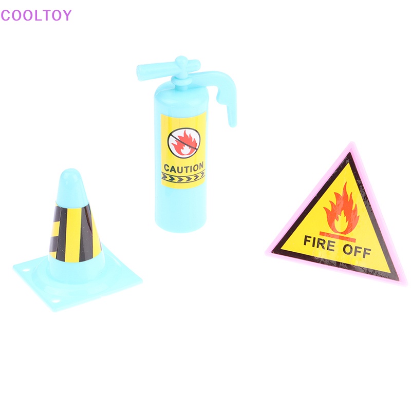 Cooltoy Set 8 Mô Hình Thiết Bị Cứu Hỏa Bảo Vệ An Toàn Cho Nhà Búp Bê