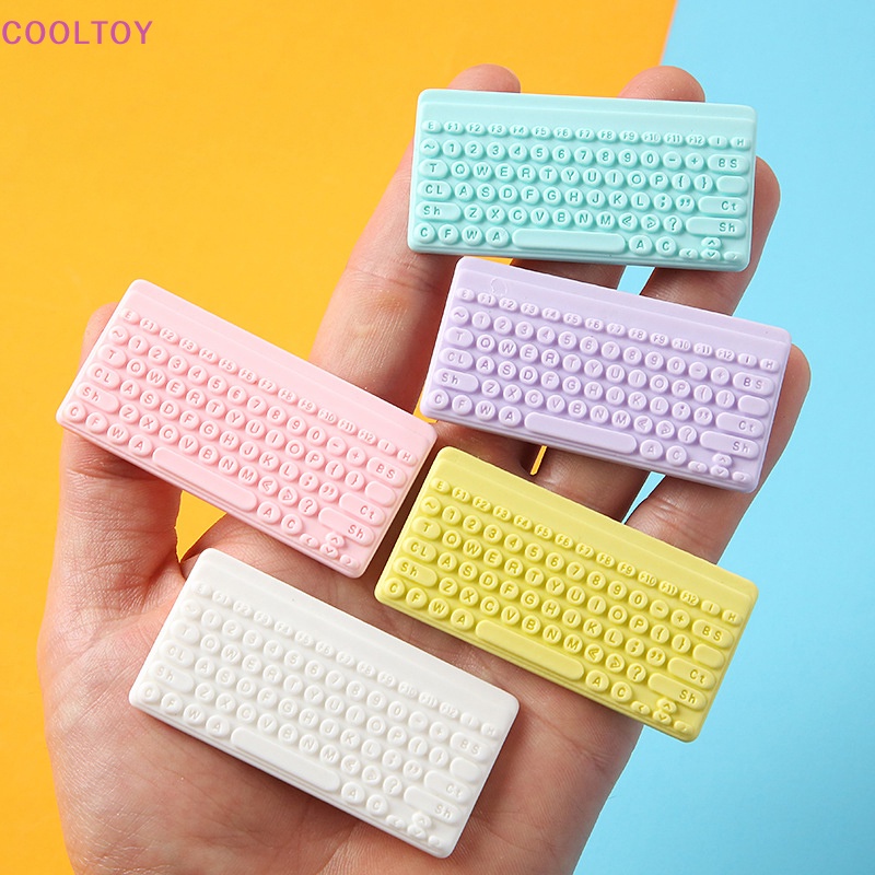 Cooltoy Mô Hình Bàn Phím Màu macron Trang Trí Phong Cảnh Nhà Búp Bê