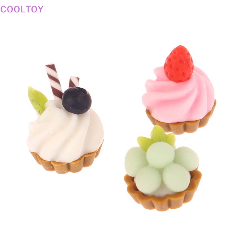 1 Mô Hình Ly Bánh Cupcake Mini Tỉ Lệ 1: 12 Trang Trí Nhà Búp Bê