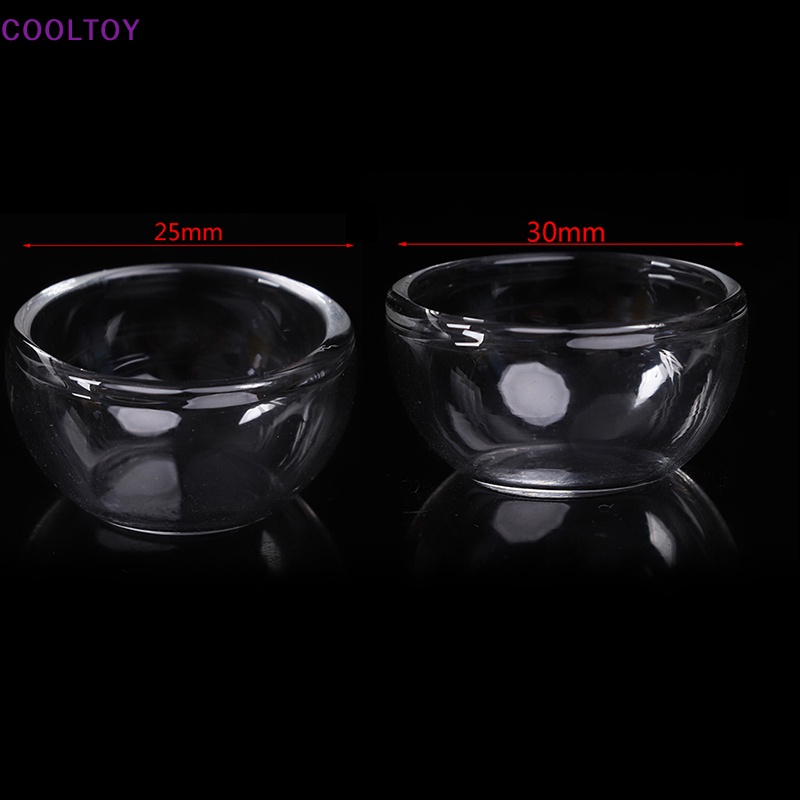 Tô Thủy Tinh Đựng Salad Trái Cây Trang Trí Nhà Búp Bê Tỉ Lệ 1: 12