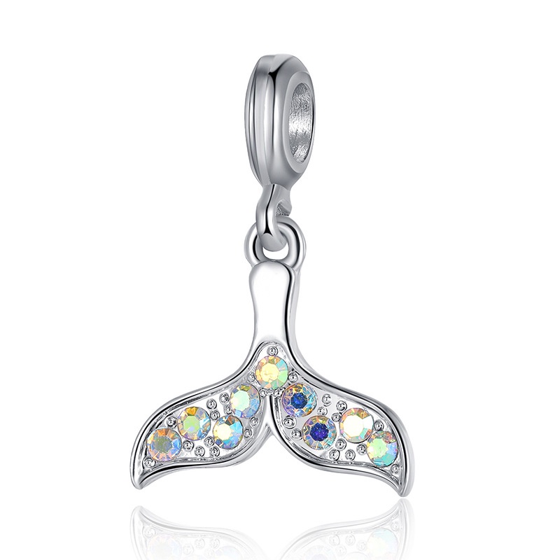 Hạt Charm Hình Đuôi Cá Voi Dùng Làm Trang Sức Thủ Công Cho Nữ