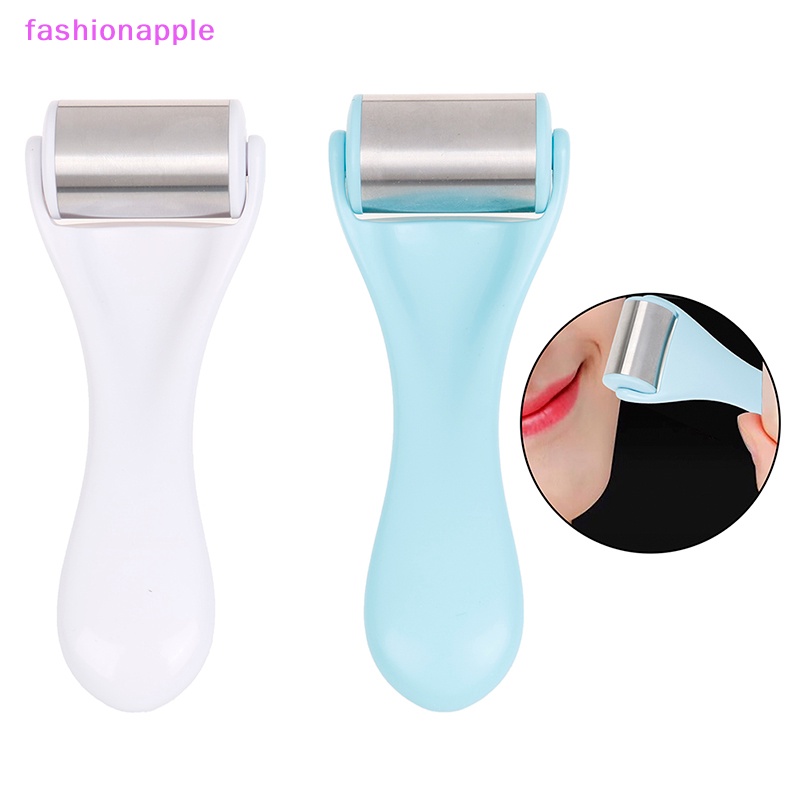 1 Cây Lăn Mát Xa Mặt Bằng Thép Không Gỉ Chống Nếp Nhăn Se Khít Lỗ Chân Lông