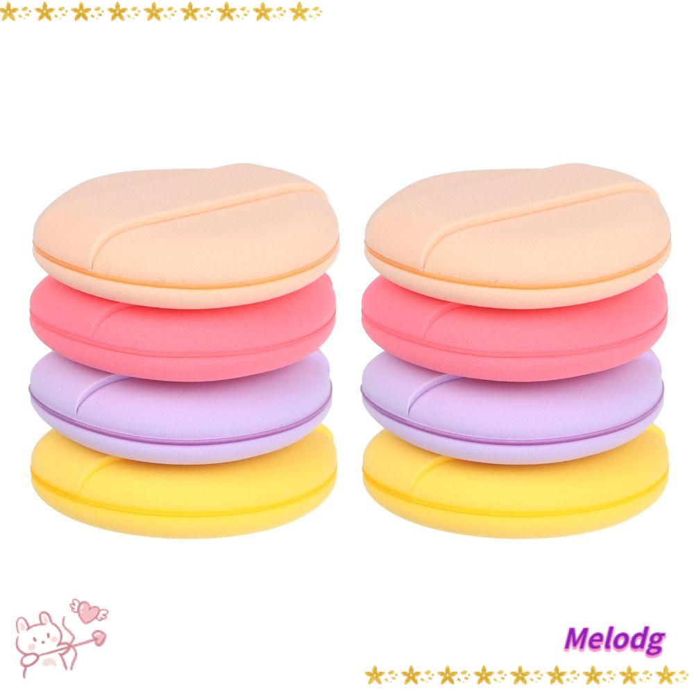 Set 8 Mút Xốp Mềm Nhiều Màu Sắc Chuyên Dụng Cho Trang Điểm Nền