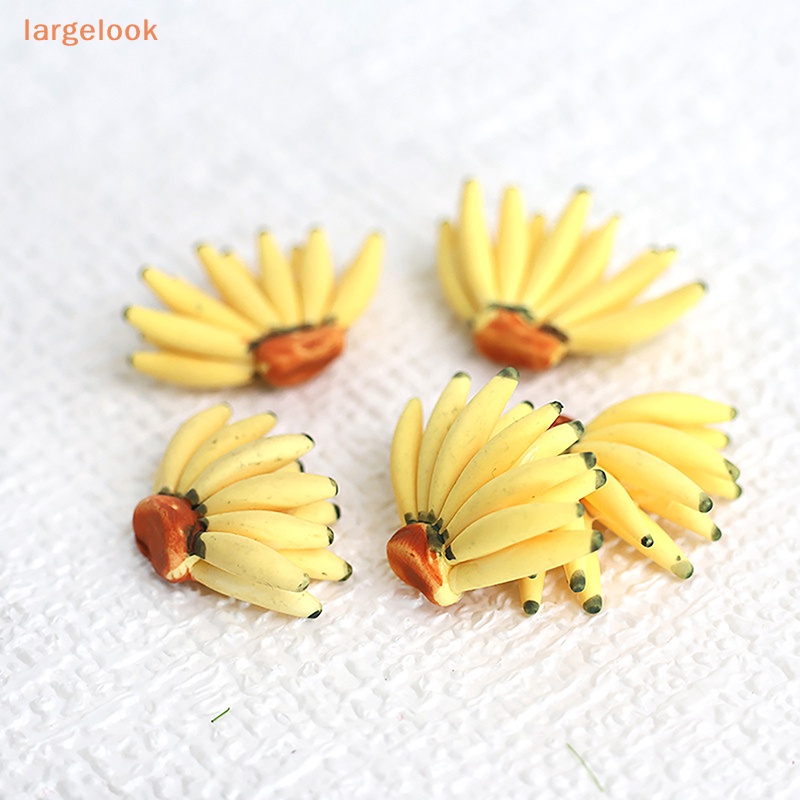 Quả Chuối Giả Bằng Nhựa Resin Tỉ Lệ 1: 12 Trang Trí Nhà Búp Bê