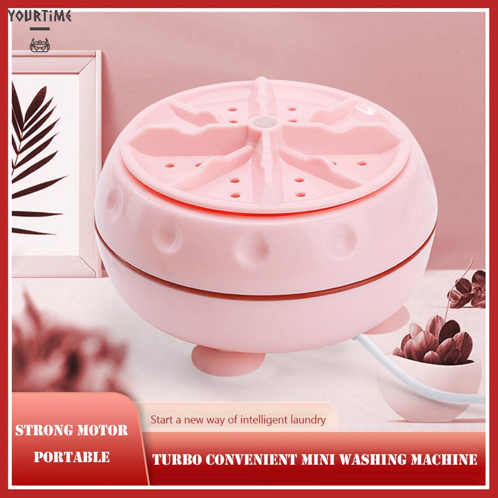 Máy Giặt Quần Áo Bằng Sóng Siêu Âm 30W Kèm Cốc Hút
