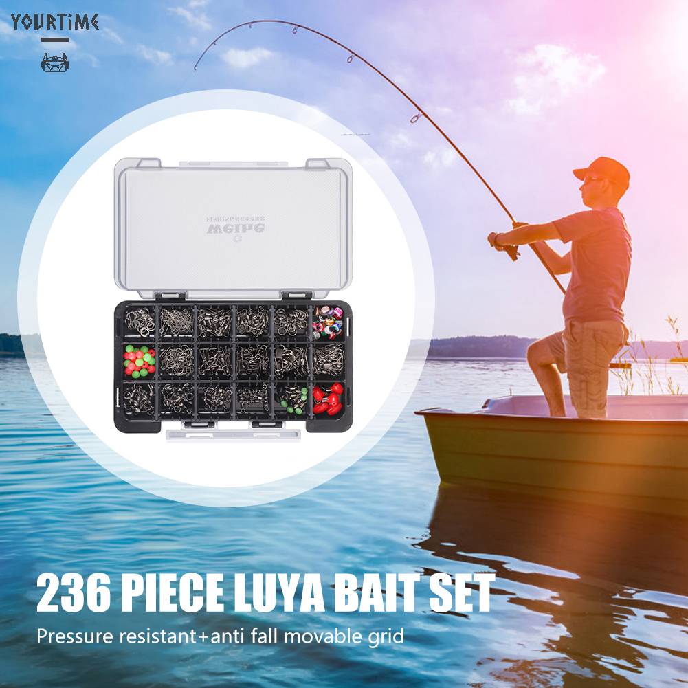 Set 236 Phụ Kiện Câu Cá Chuyên Dụng