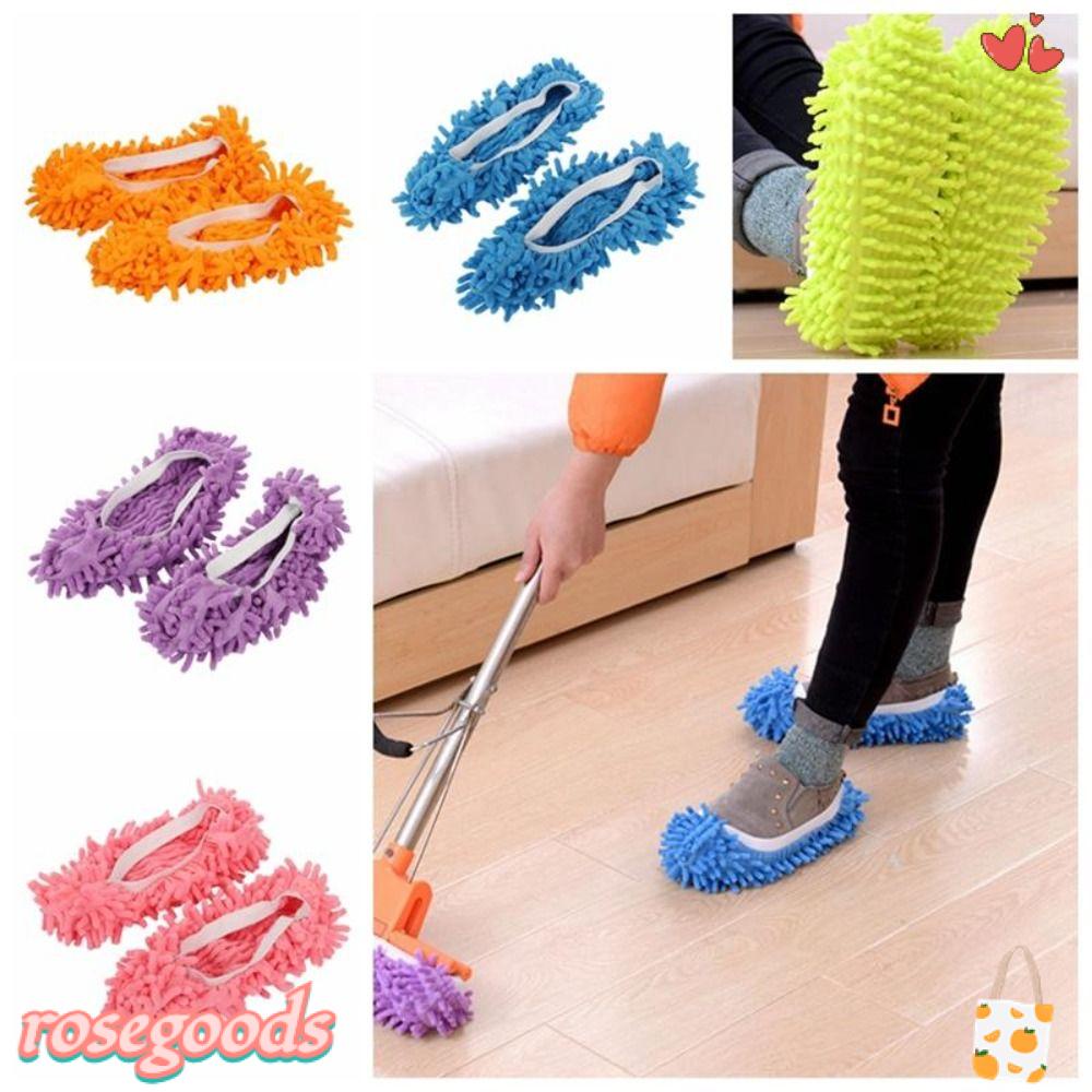 Set 2 Tấm Vải Lau Sàn Thấm Hút Nước Nhanh Chóng Tiện Lợi Dành Cho Gia Đình