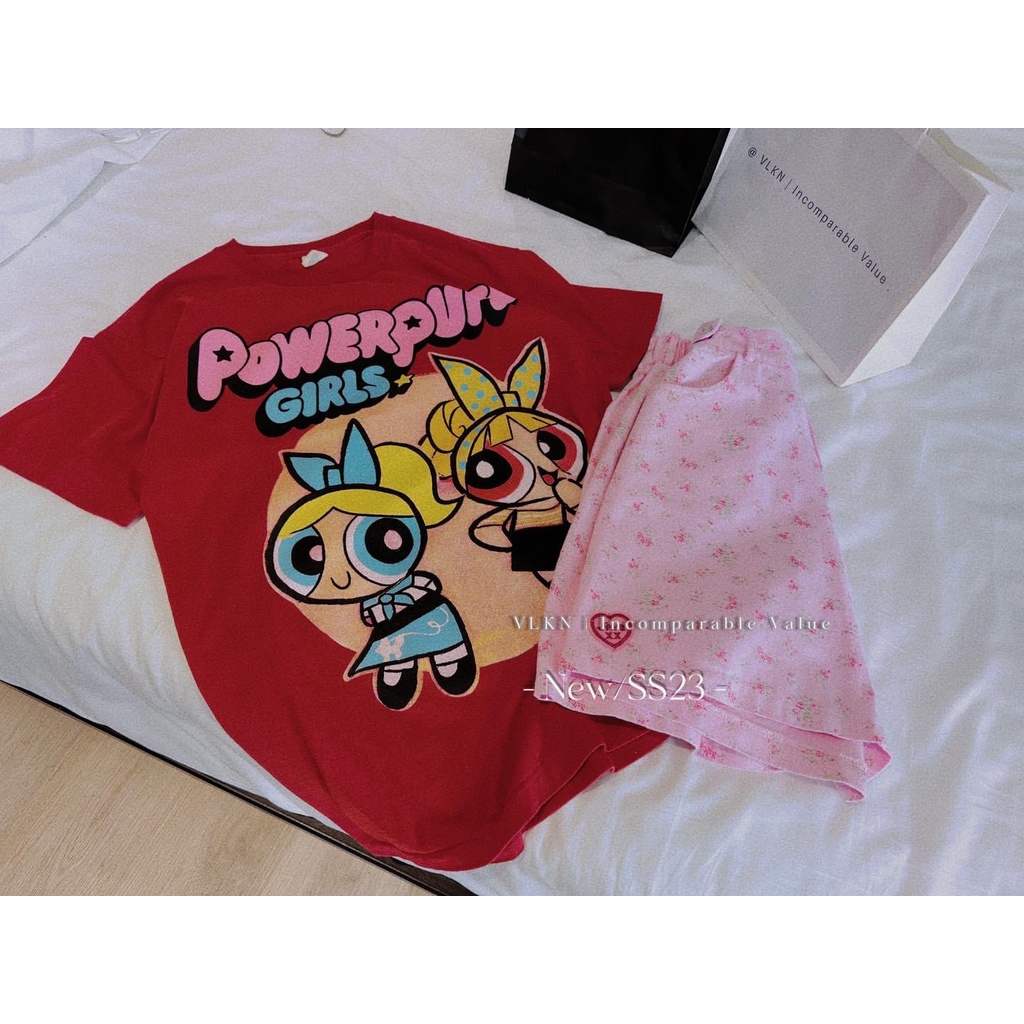 Áo phông bé gái po.wer girl u.k
