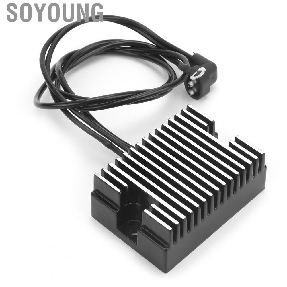 Soyoung Voltage Regulator Aluminium Alloy Rectifier 74519‑88 H1988 Fit for Big Twin models 1989-1999