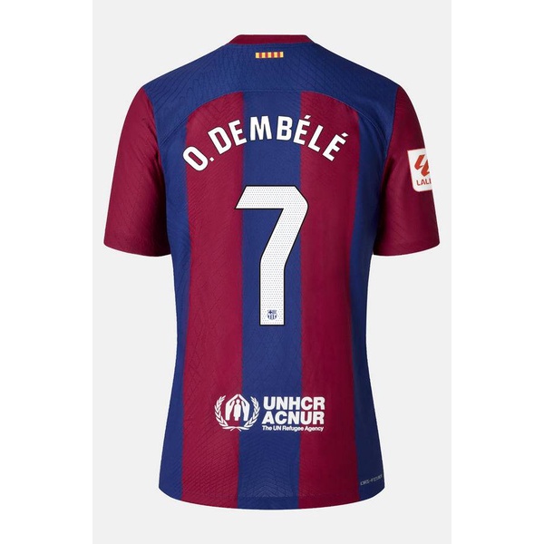 Áo Thun Bóng Đá Thể Thao QY 2023-2024 Barcelona Sân Nhà Lewandowski Jong Fati Dembele Pedri Plus Size