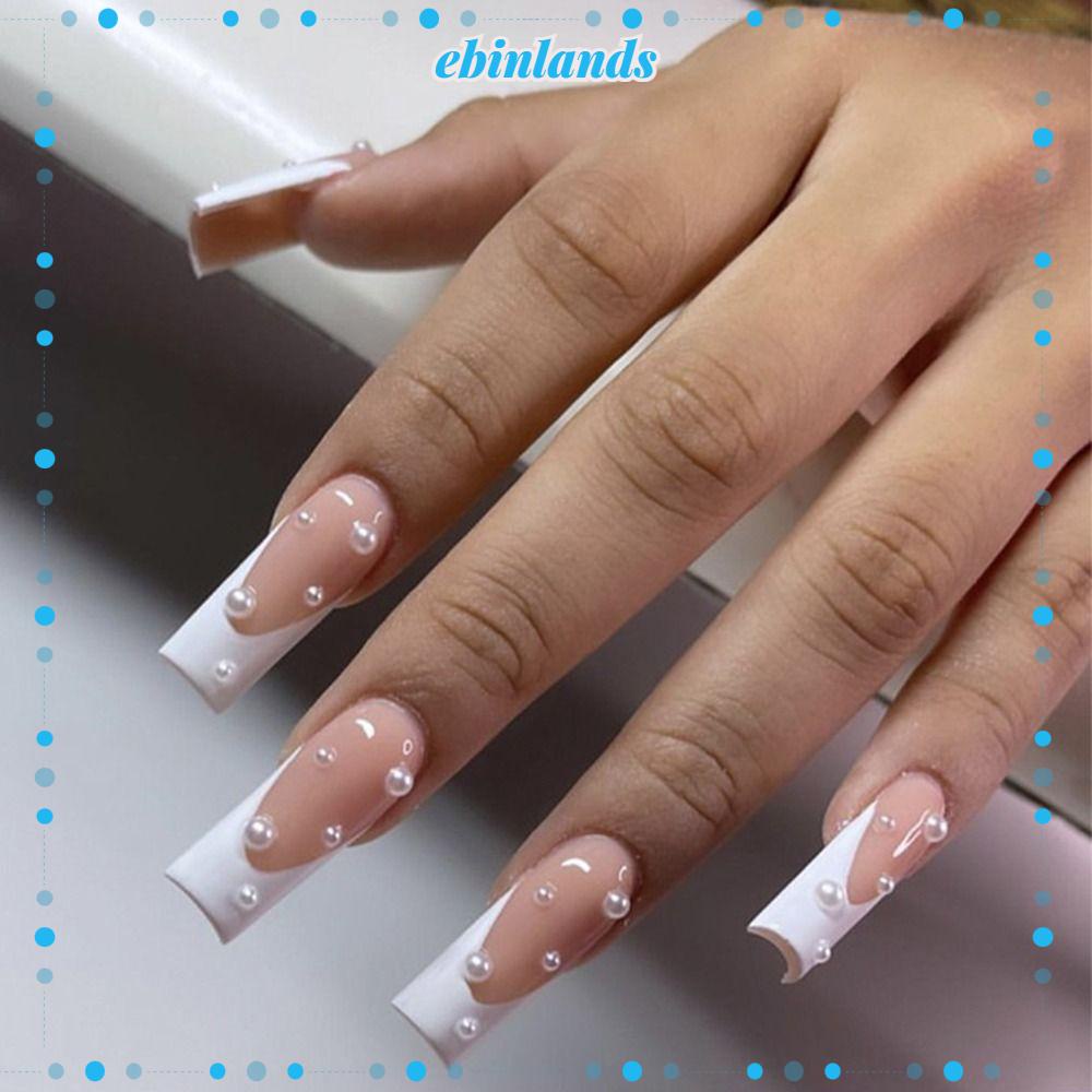 Set 24 Móng Tay Giả Dạng Nhấn DIY