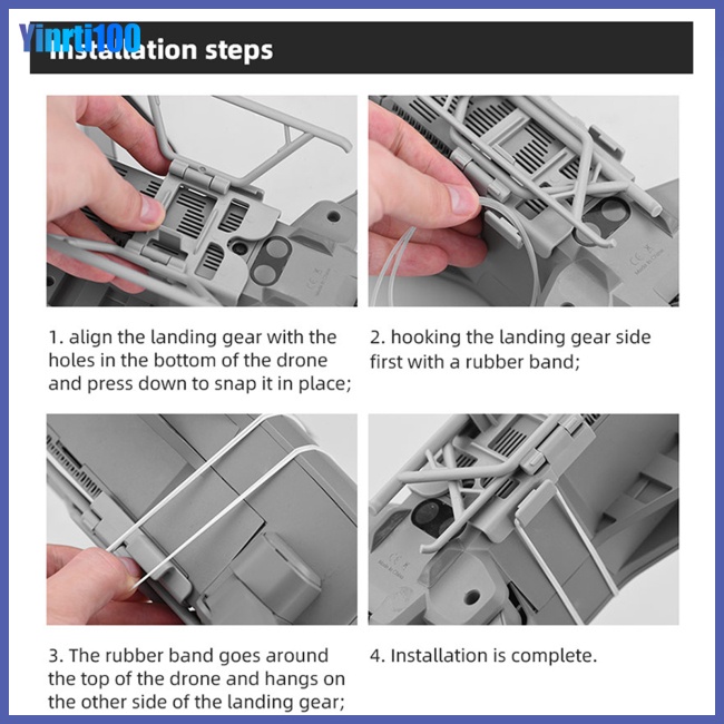 Giá Đỡ Hạ Cánh Gấp Gọn Được Tăng Chiều Cao Chống Sốc Tương Thích Với Beast 3e Sg906 Max2